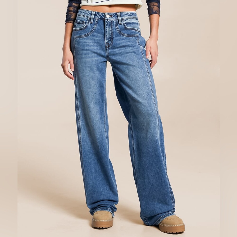 Vervet Kris Baggy Wide Leg Jean Size 23